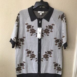 Jason Wu short sleeved button down cardigan. Size S/P NWT